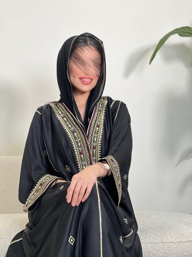 كلوش حرير ستان مطرز