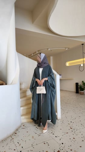 بشت قطري حرير مغسول ياباني