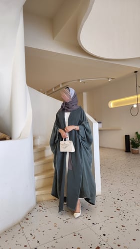 بشت قطري حرير مغسول ياباني