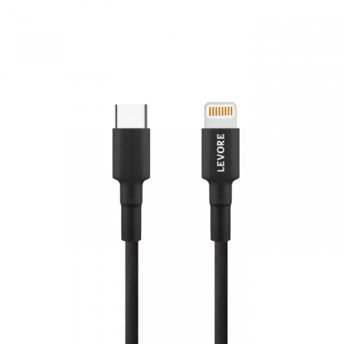 سلك شاحن ليفوري Type-C الى ايفون بطول 1 م بلاستيك...