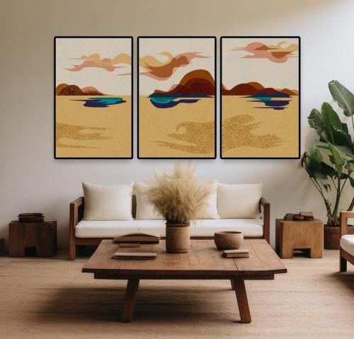 لوحة كانفس 3 قطع