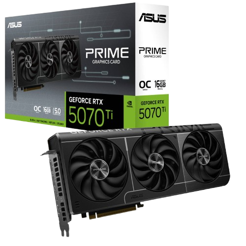 ASUS PRIME RTX5070TI 16GB كرت شاشة