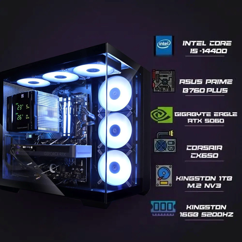 تجميعة I5-14400F + RTX 5060