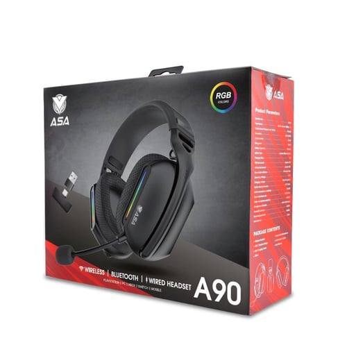 سماعة لاسلكية ASA A90 - Black