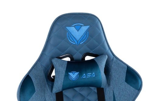 ASA كرسي قيمنق دايموند فابريك (قماش) - Blue