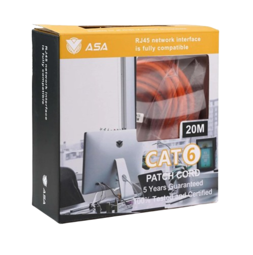 سلك شبكة كات 6 20 متر