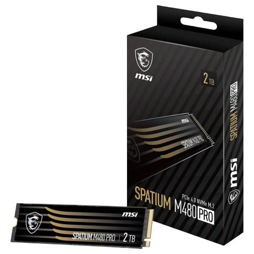 MSI SPATIUM 7400hz M480 pro 2TB هاردسك داخلي