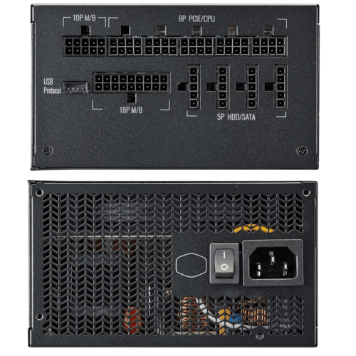 C-MASTER 850W RGB PLATINUM F-MODULAR مزود طاقة