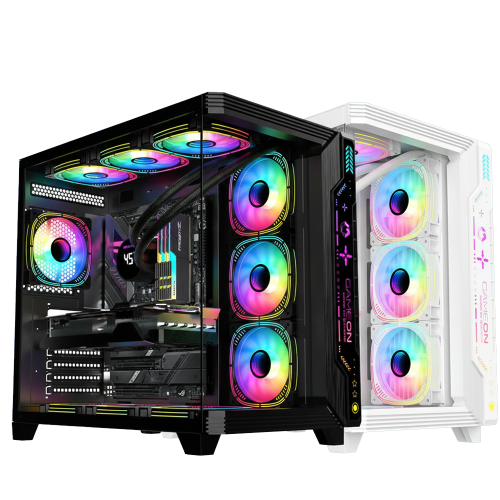 GAMEON PULSE 7FAN WHITE CASE صندوق
