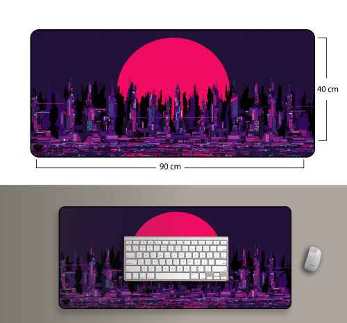 ماوس باد فيوتشر سيتي - ASA Mouse Pad future City