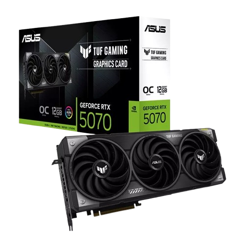 ASUS TUF RTX 5070 OC 12GB GAMING كرت شاشة