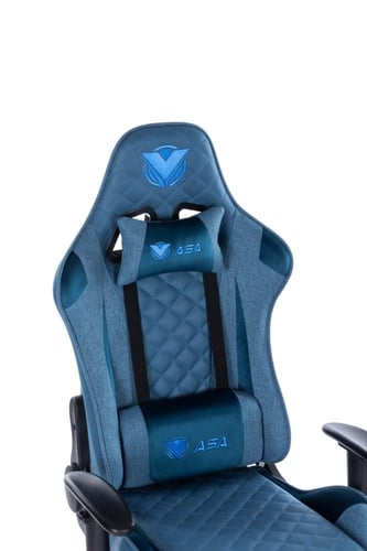 ASA كرسي قيمنق دايموند فابريك (قماش) - Blue