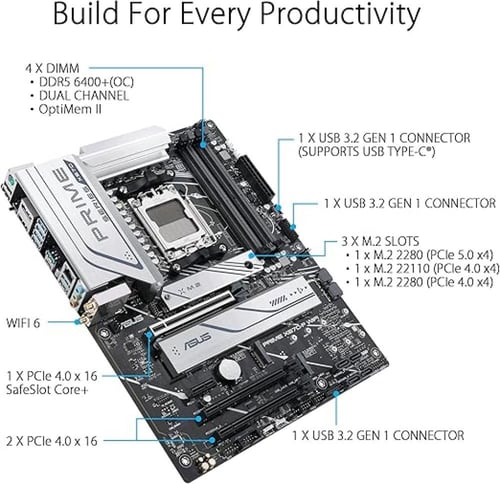 ASUS PRIME X670-P WIFI اللوحة الام