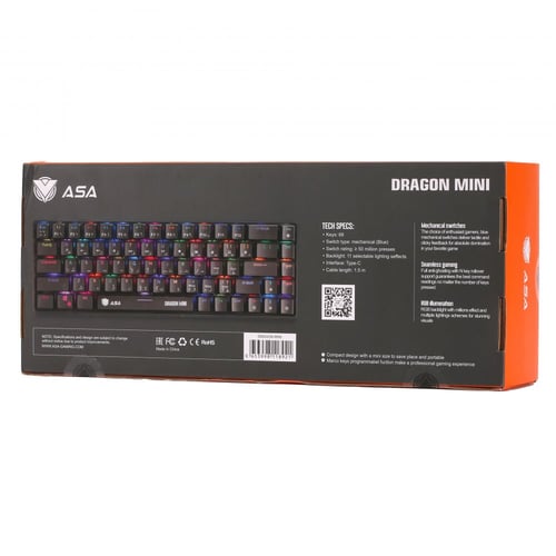 ASA KEYBOARD DRAGON MINI كيبورد