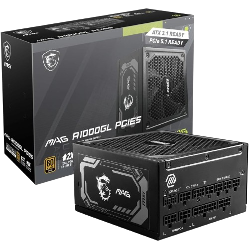 MSI MAG POWER 1000W GOLD مزومزود طاقةد طاقة
