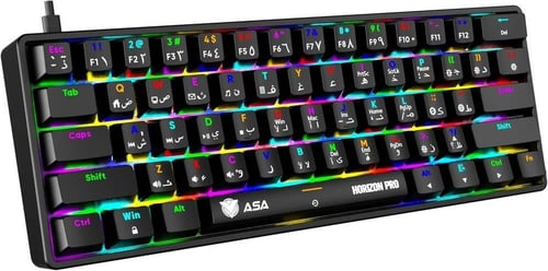كيبورد ايه اس ايه هورايزون برو ميكانيكي ASA Horizo...