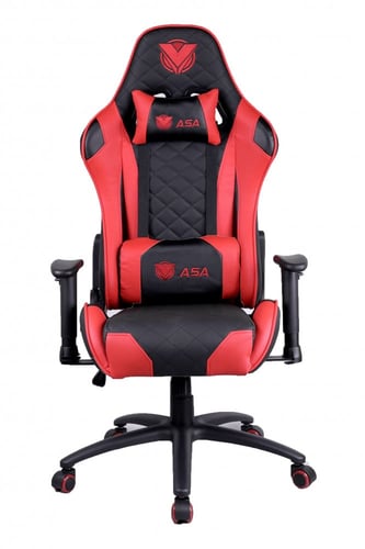 ASA كرسي قيمنق دايموند - Black + Red