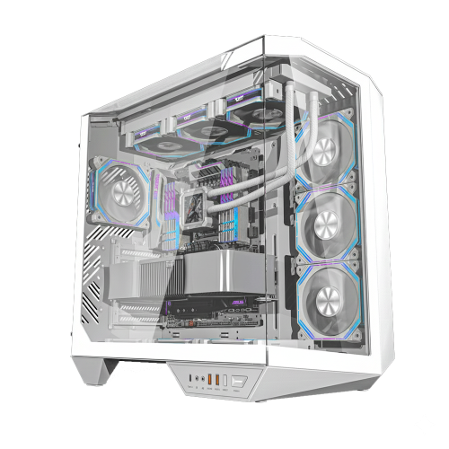 DARKFLASH CASE DY470 4FAN WHITE صندوق