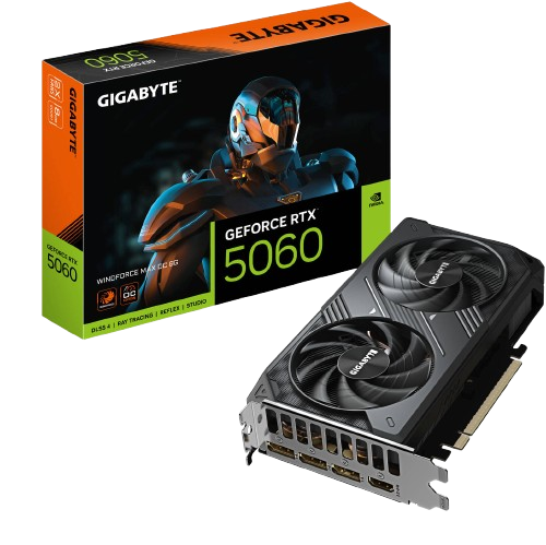 GIGABYTE RTX 5060 WF ( 2X - 8GB كرت شاشة