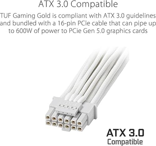 ASUS PSU TUF 1000w GOLD WHITE مزود طاقة