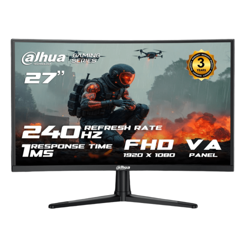 DAHUA MONITOR ( 27 - Curved -FHD - 1Ms - 240Hz )