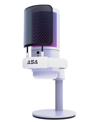 مايك قيمنق سكواد كاست من ASA - ابيض