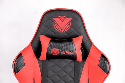 ASA كرسي قيمنق دايموند - Black + Red