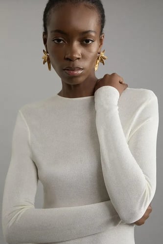 فستان ماكسي محبوك