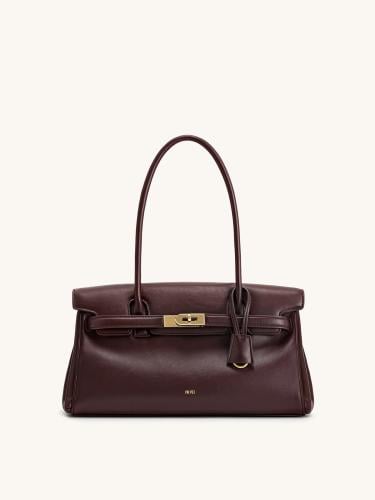 حقيبة كتف يارا - لون عنابي داكن