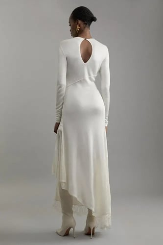 فستان ماكسي محبوك