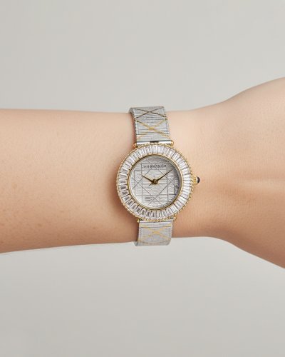 ساعة نسائية مرصعة زركون | SEASON