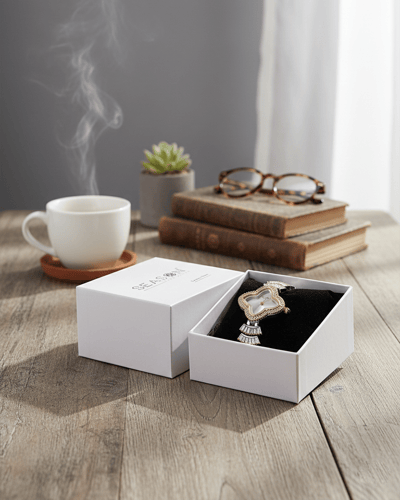 ساعة سهرة مرصعة بالزركون | سيزون