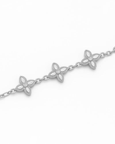 اسوارة بطابع الوردة