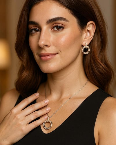 طقم سلسال حلق