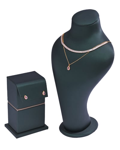 طقم شوكر – سلسال & حلق - فضي | SEASON