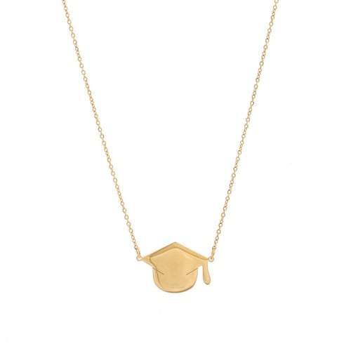 سلسال تخرج بطابع القبعة