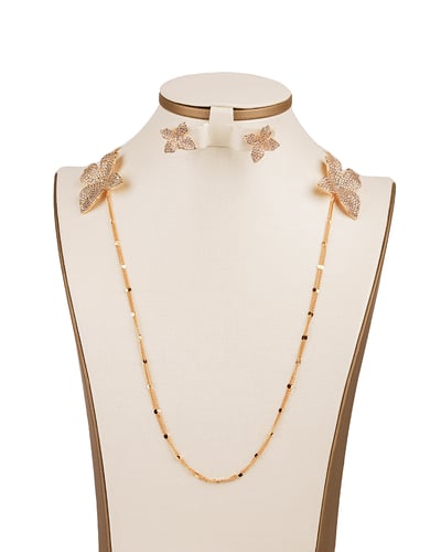 طقم زركون طويل