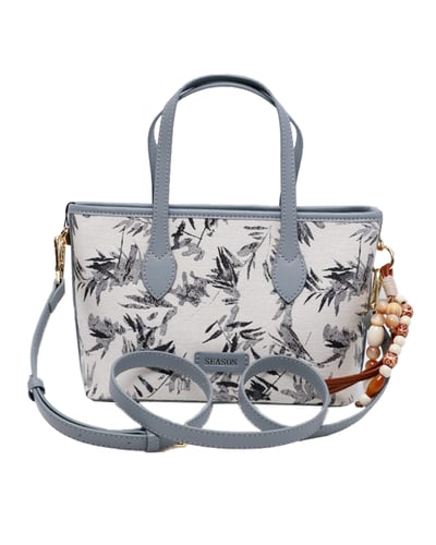 شنطة يد نسائية - بنقشة ورق الشجر | SEASON