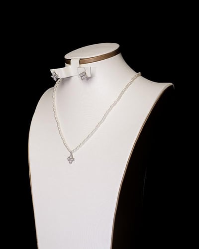 طقم سلسال حلق لؤلؤ