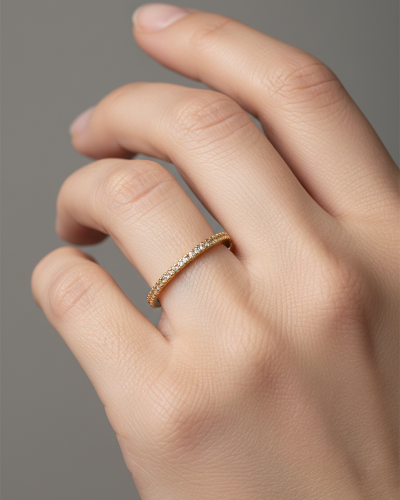 خاتم زركون ناعم