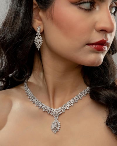 طقم زركون فاخر