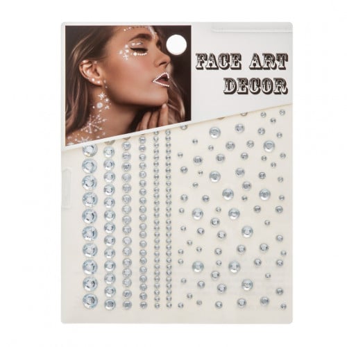 ملصقات كرستاليه للوجه والشعر