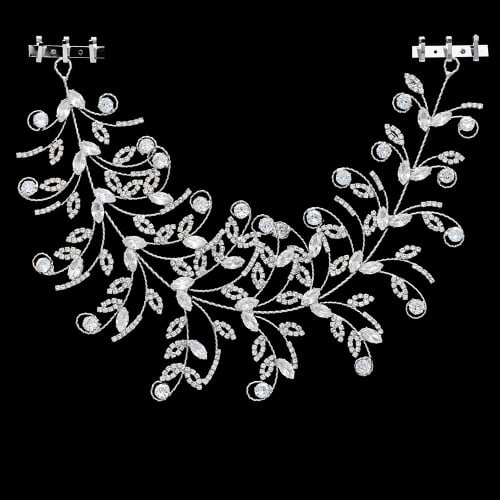 اكسسوار شعر بالكريستال اللامع