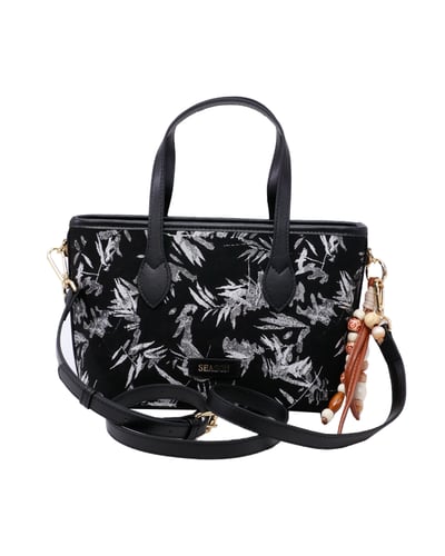 شنطة يد نسائية - بنقشة ورق الشجر | SEASON