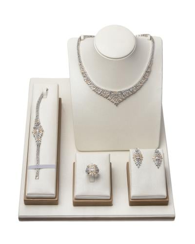 طقم زركون ملكي - ثنائي اللون | سيزون