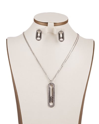 طقم زركون طويل