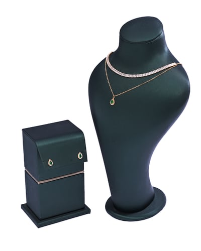 طقم شوكر – سلسال & حلق - فضي | SEASON