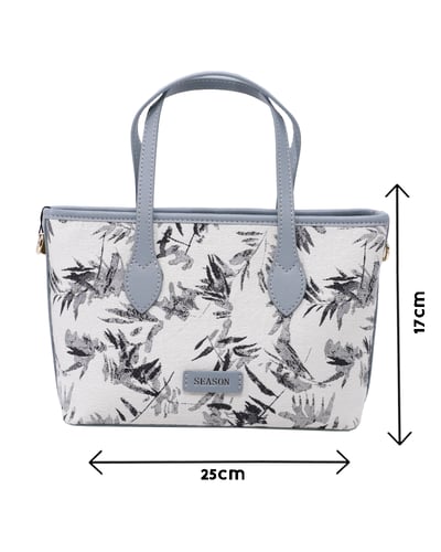 شنطة يد نسائية - بنقشة ورق الشجر | SEASON