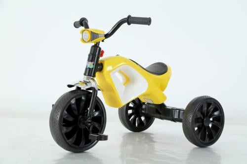 دراجة ثلاثية حديثة صفراء