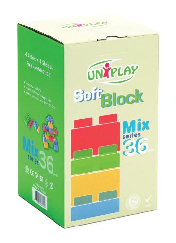 مكبعات السوفت 36 قطعة